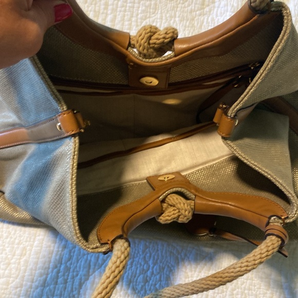 Looks like brand new condition Michael Kors sparkles with rope handles - Picture 3 of 4